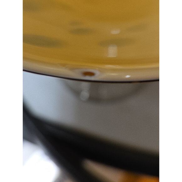 Mexican Hand Blown Margarita Glasses Leopard Spot Clear Stem 6" VTG Barware - Picture 6 of 6